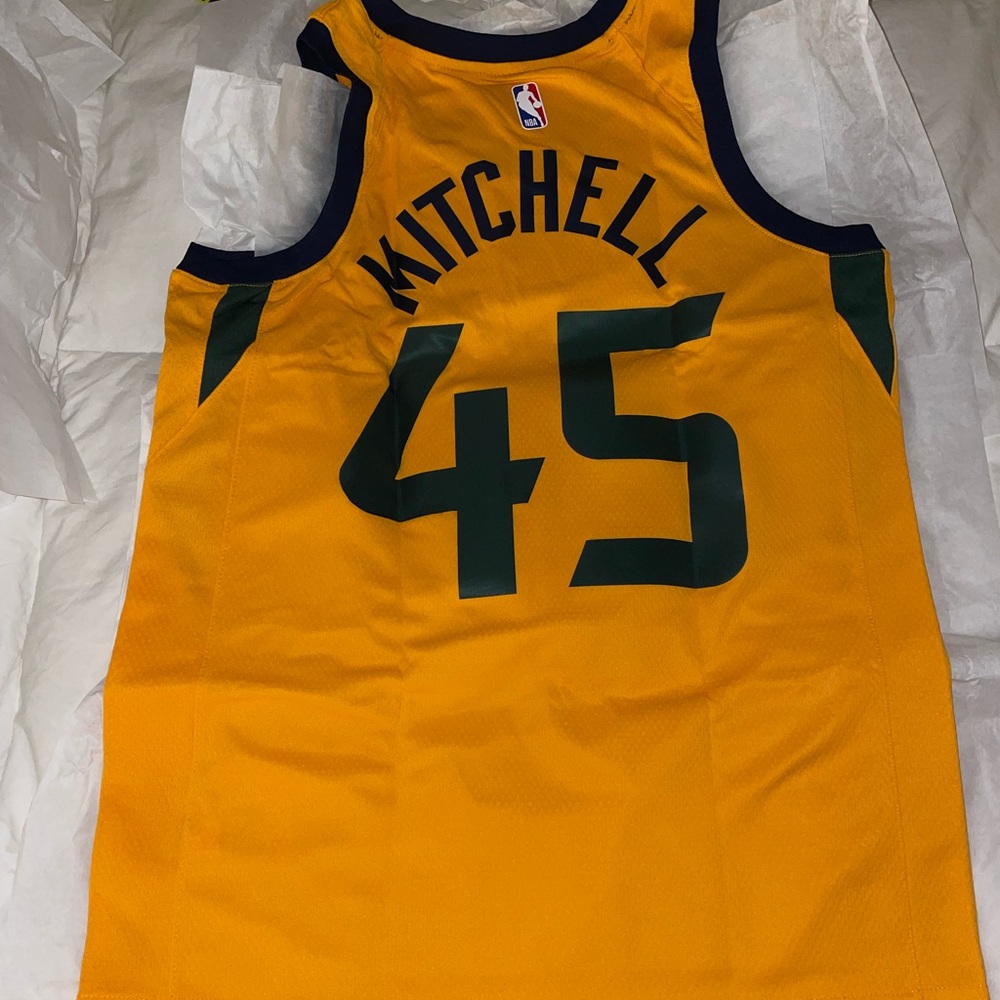Donovan mitchell utah jazz authentic Basketball Jersey